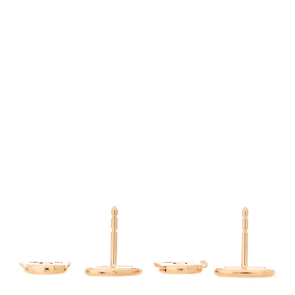 Hermes 18K Rose Gold TPM Farandole Stud Earrings 3 of 4