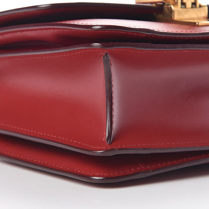 Celine Smooth Calfskin Small Classic Box Flap Bag Red 8 of 10