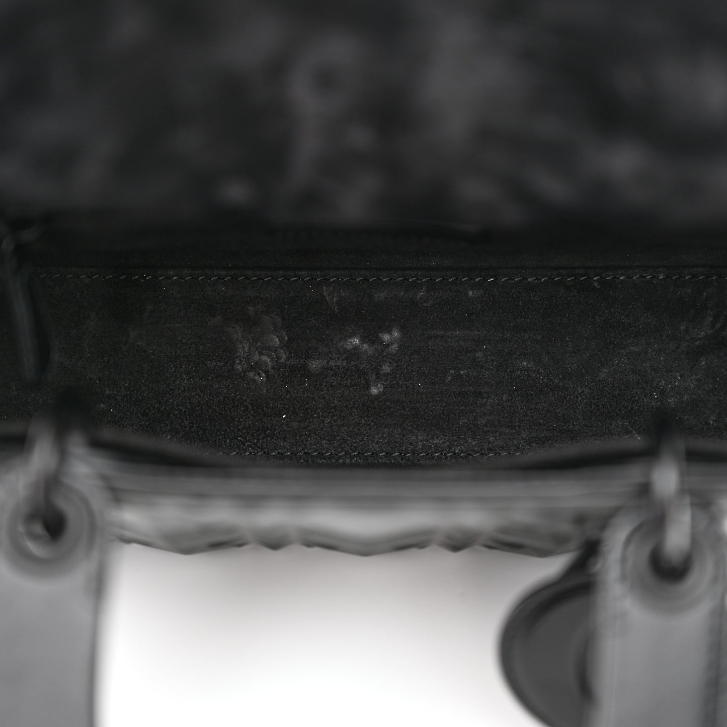 Calfskin Cannage Diamond Small My ABCDior Lady Dior Black