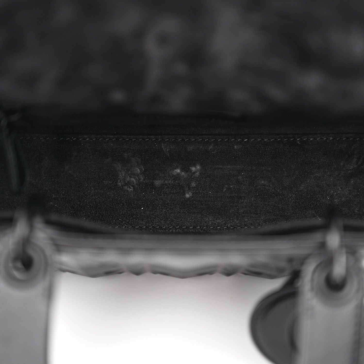 Christian Dior Calfskin Cannage Diamond Small My ABCDior Lady Dior Black 5 of 11