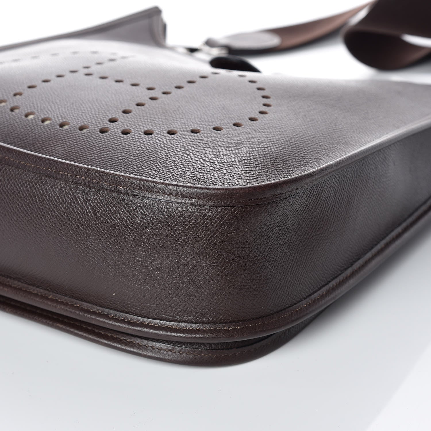 Hermes Epsom Evelyne II PM Chocolate 9 of 10