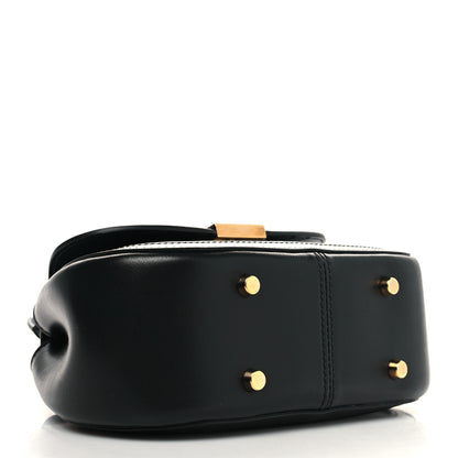 Versace Calfskin Greca Goddess Mini Top Handle Bag Black 4 of 9