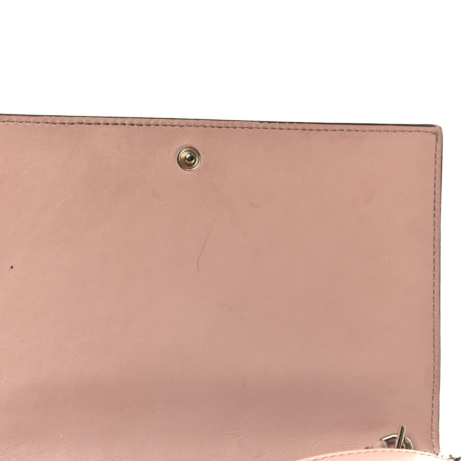 Gucci Guccissima Signature Bowy Chain Wallet Dark Cipria 12 of 12