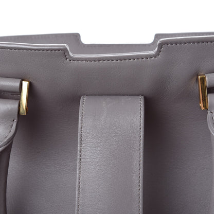 Saint Laurent Smooth Calfskin Medium Cabas Monogram Fog 8 of 14