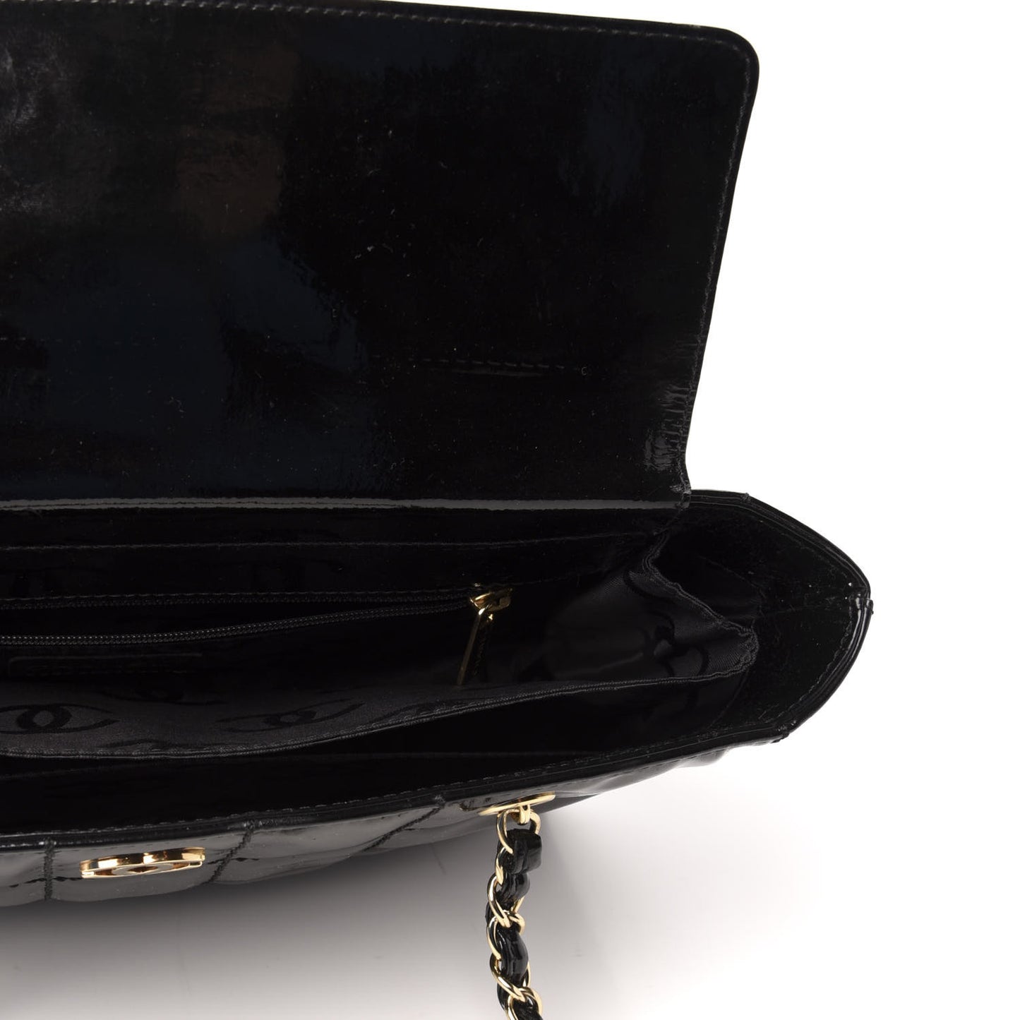 Patent Chocolate Bar CC Tote Black