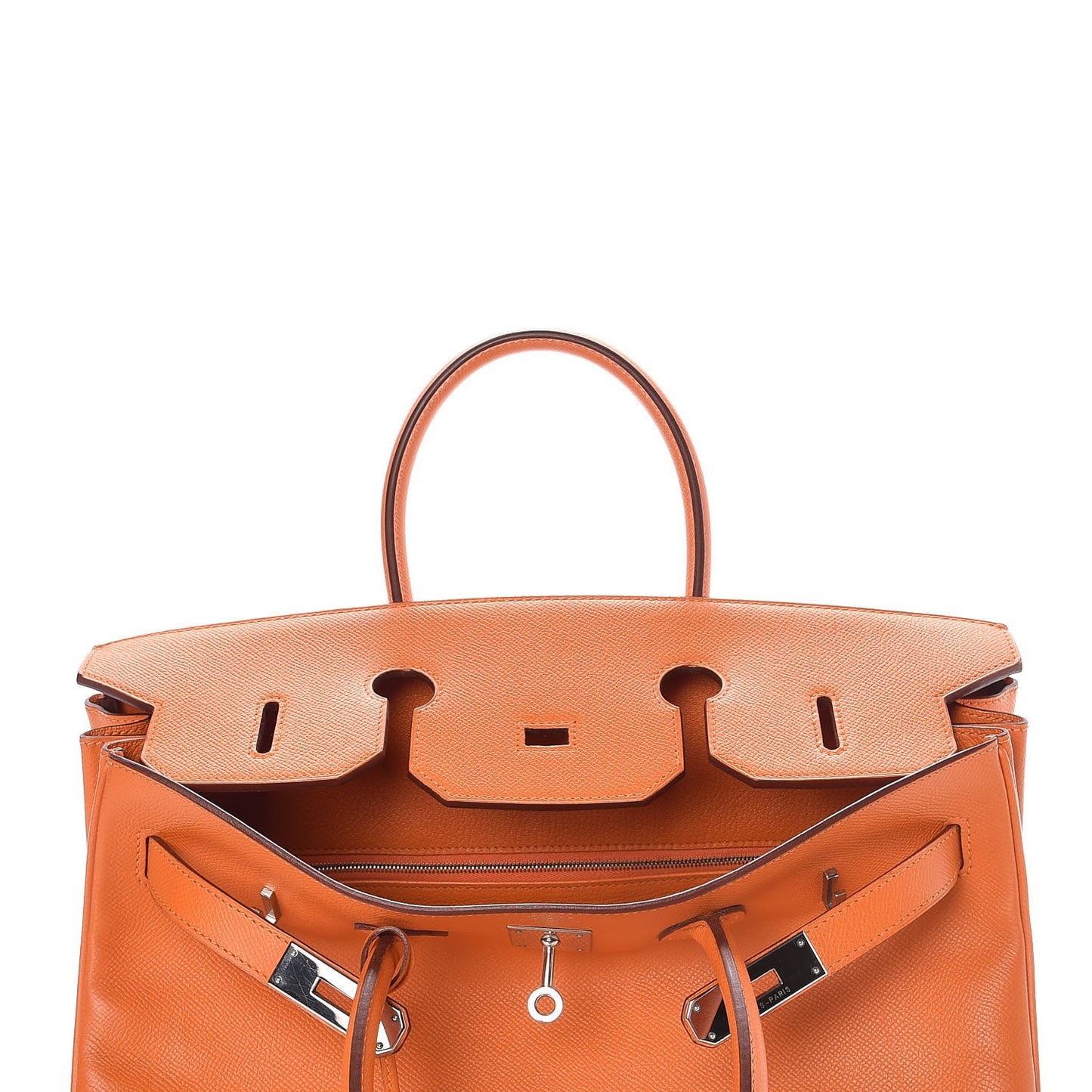 Epsom Birkin 35 Orange