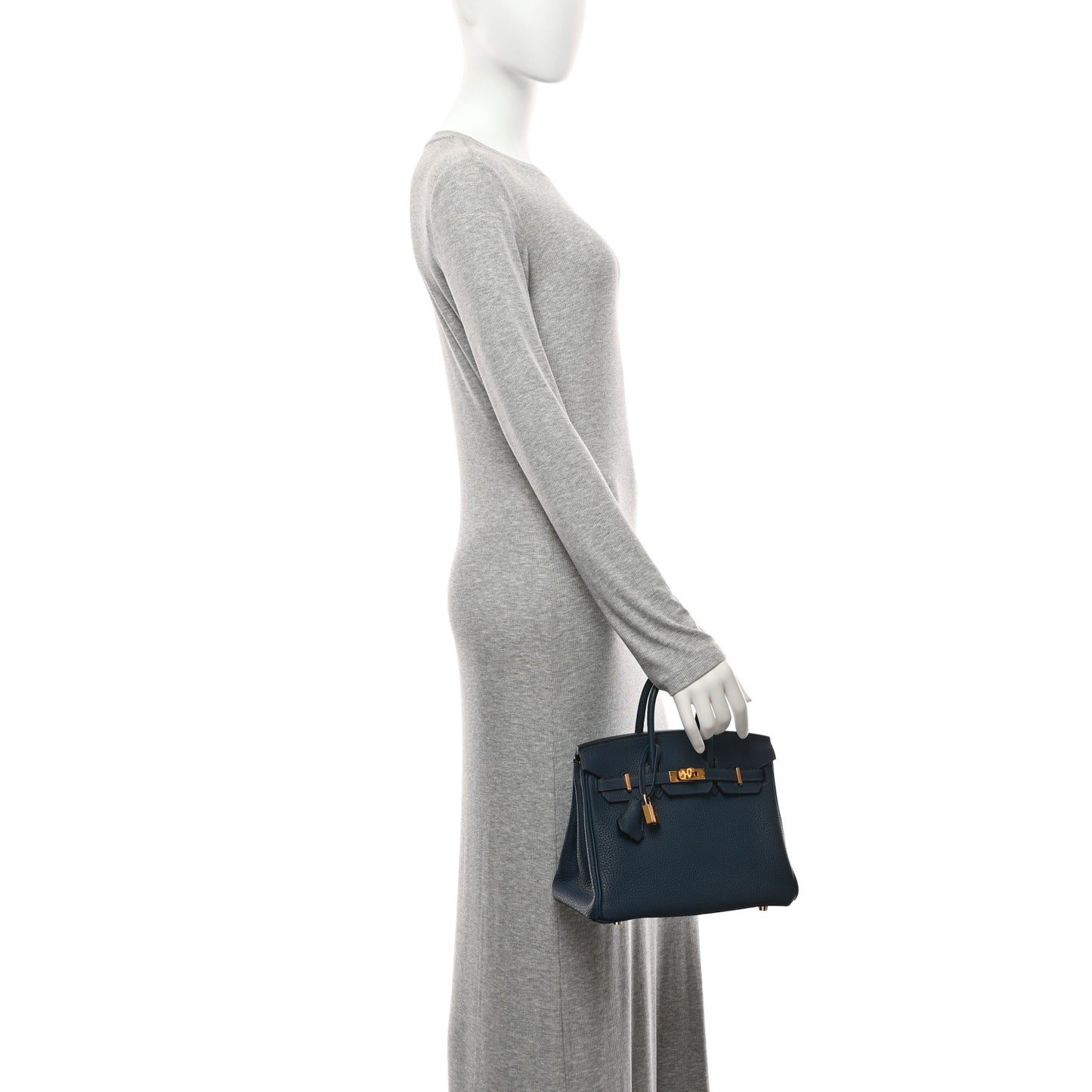 Togo Birkin 25 Bleu de Prusse