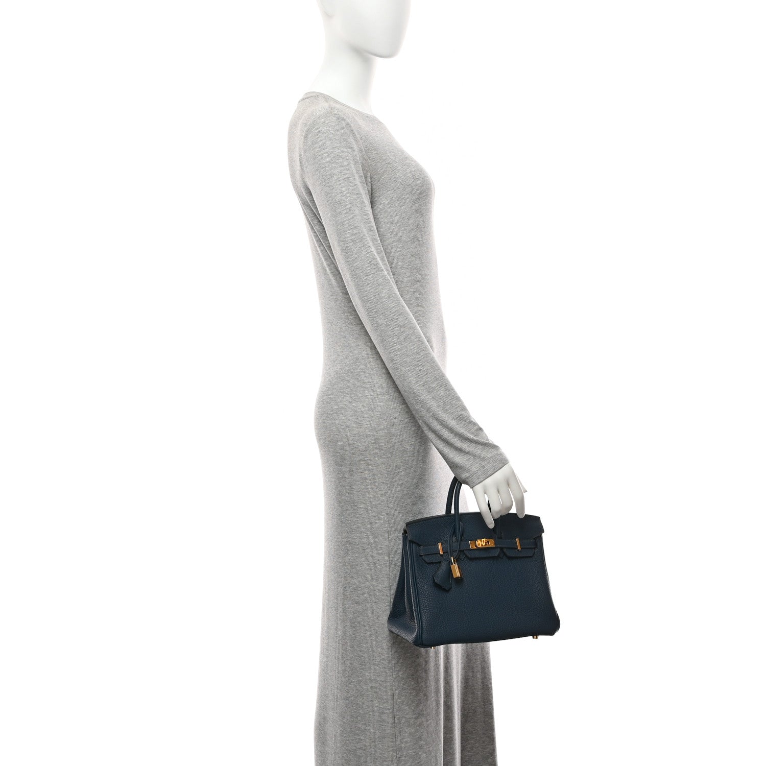 Hermes Togo Birkin 25 Bleu de Prusse 2 of 10