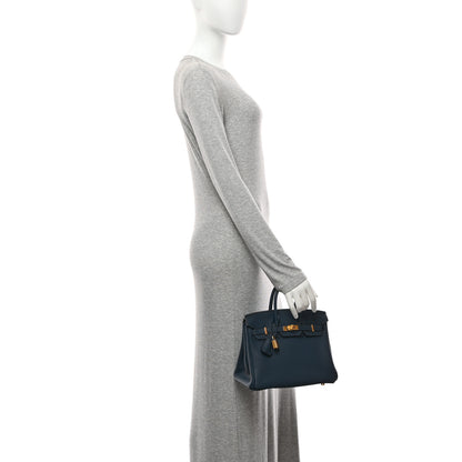 Hermes Togo Birkin 25 Bleu de Prusse 2 of 10