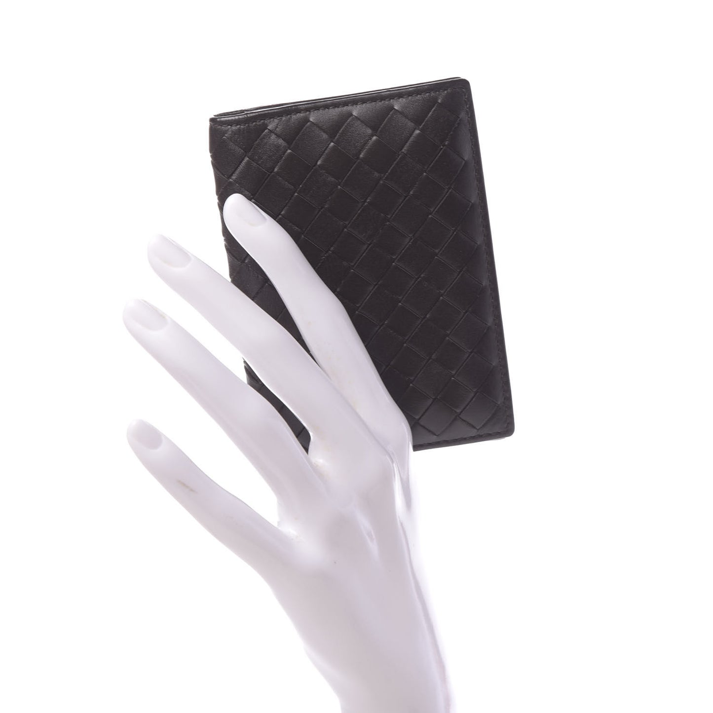 Intrecciato VN Card Case Ferro
