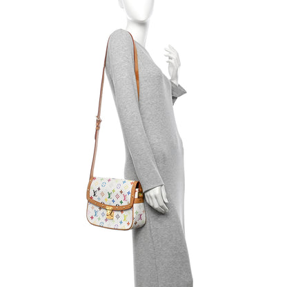 Louis Vuitton Monogram Multicolor Sologne White 2 of 12