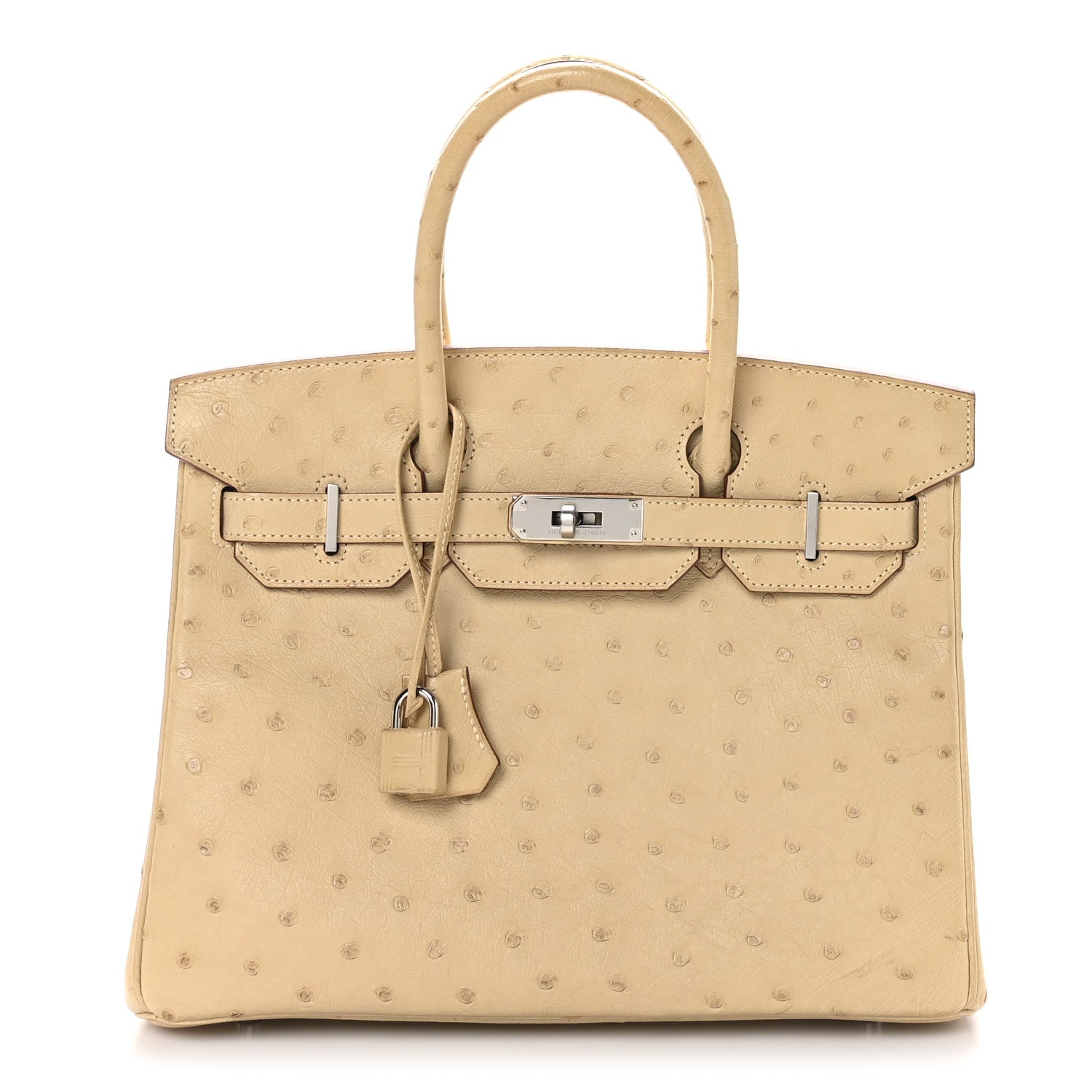 Hermes Ostrich Birkin 30 Parchemin 1 of 9
