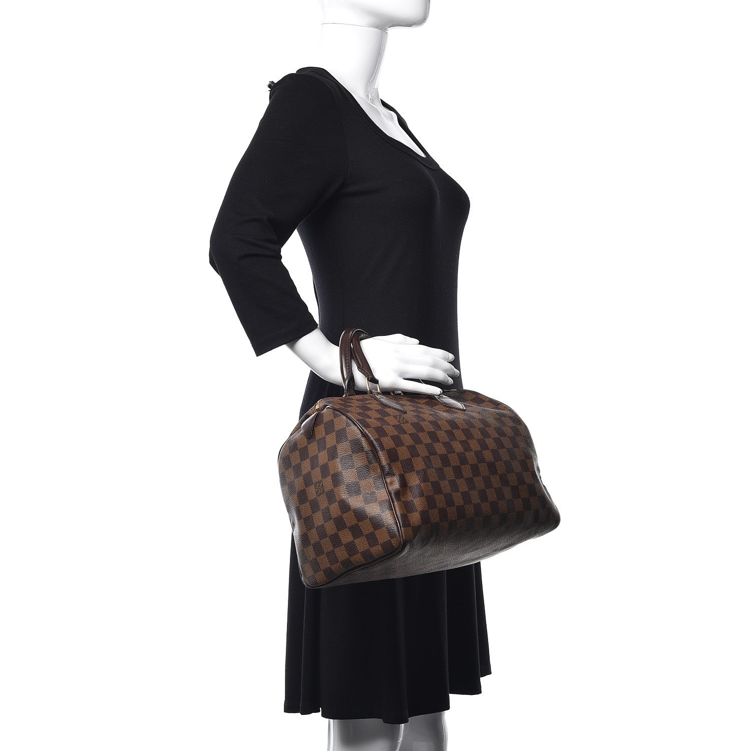 Louis Vuitton Damier Ebene Speedy 30 2 of 17