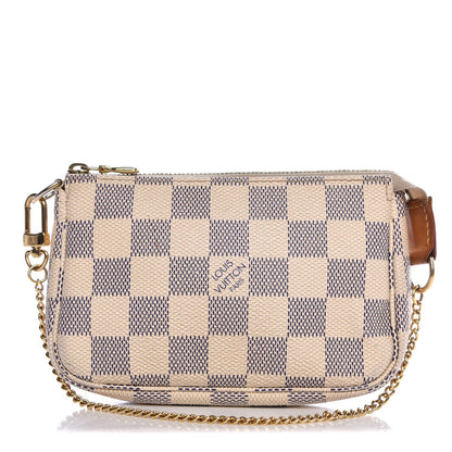 Louis Vuitton Damier Azur Mini Pochette Accessories 1 of 13
