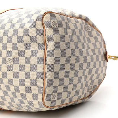 Louis Vuitton Damier Azur Keepall 50 10 of 12