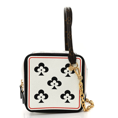 Louis Vuitton Taurillon Game On Square Dice Bag White 1 of 10
