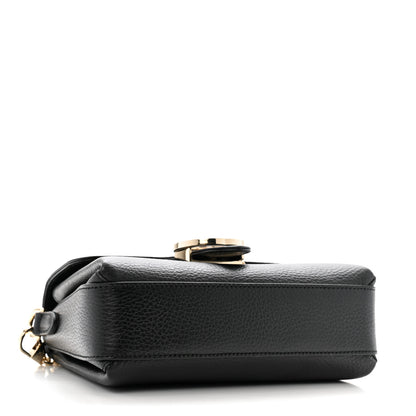 Gucci Dollar Calfskin Interlocking G Crossbody Bag Black 4 of 15