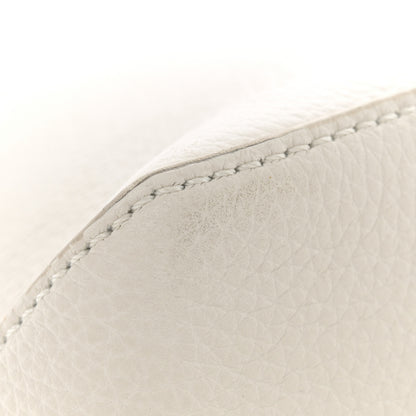 Loewe Soft Grained Calfskin Small Puzzle Edge Bag Soft White 12 of 13