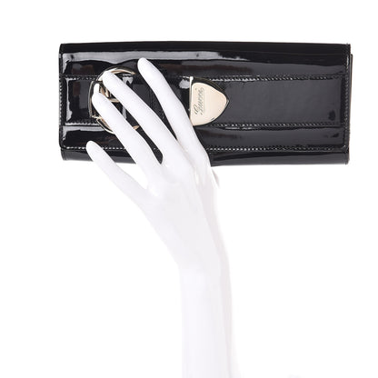 Gucci Patent Romy Clutch Black 2 of 7