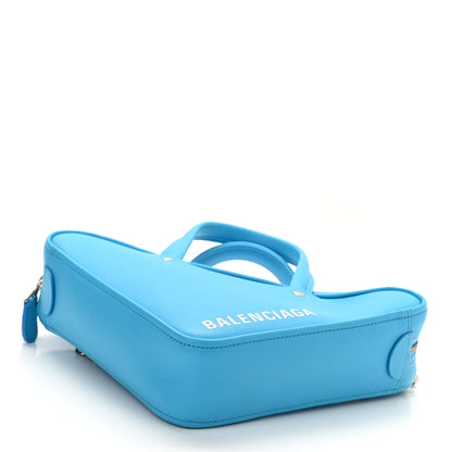 Balenciaga Calfskin XS Triangle Chain Duffle Baby Blue 4 of 9