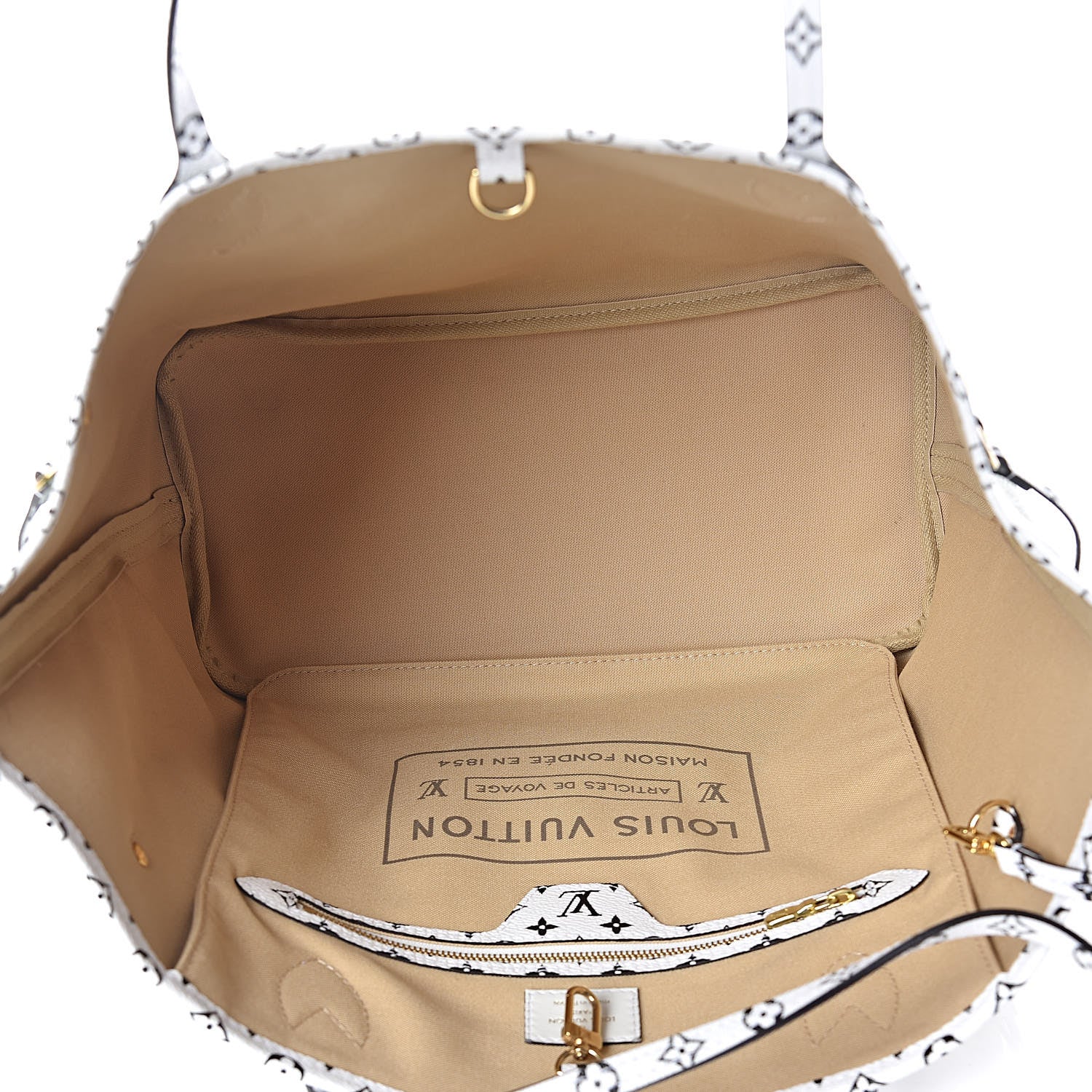 Louis Vuitton Monogram Giant Neverfull MM Kaki 6 of 11