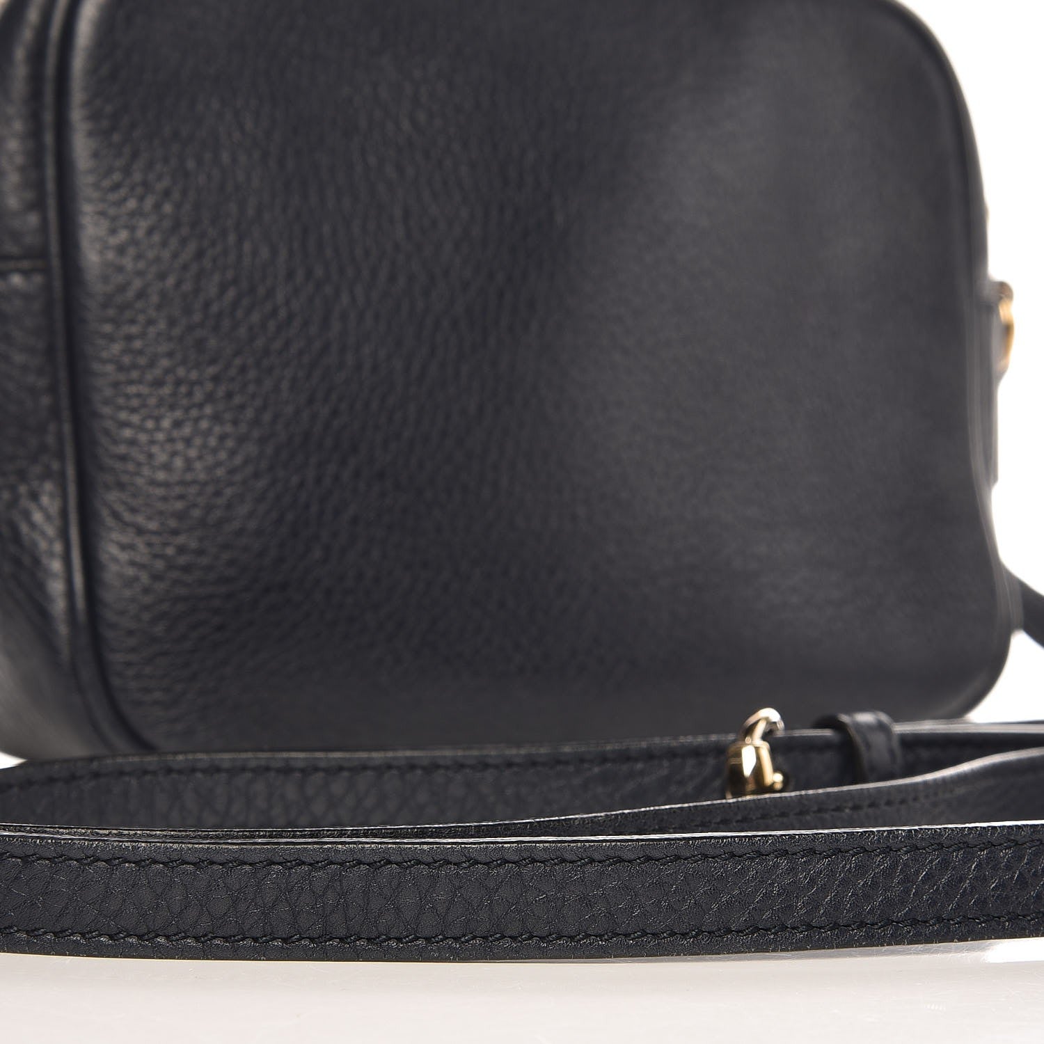 Gucci Pebbled Calfskin Small Soho Disco Bag Blue 16 of 16