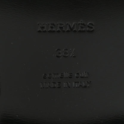 Hermes Calfskin Kelsey Ankle Boots 38.5 Black 7 of 9