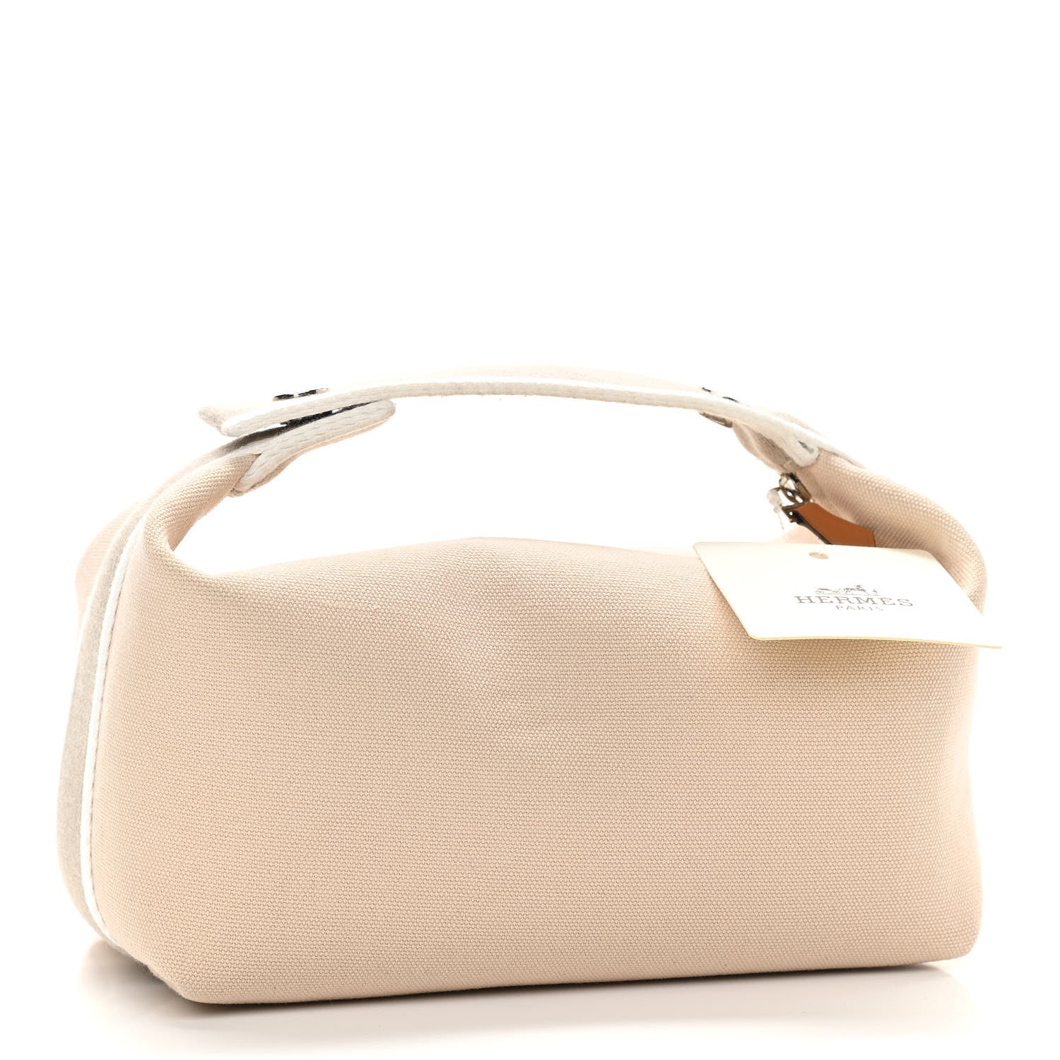 Hermes Canvas Small Bride-A-Brac Pouch Natural 3 of 10