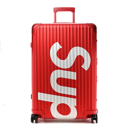 Rimowa X SUPREME Matte Polycarbonate Topas Multiwheel 82L Red 1 of 9