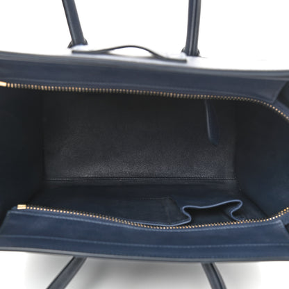 Celine Smooth Calfskin Micro Luggage Ink 4 of 10