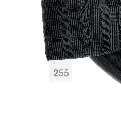 Prada Re-Nylon Vela Saffiano Pocket Double Zip Shoulder Bag Black 7 of 12