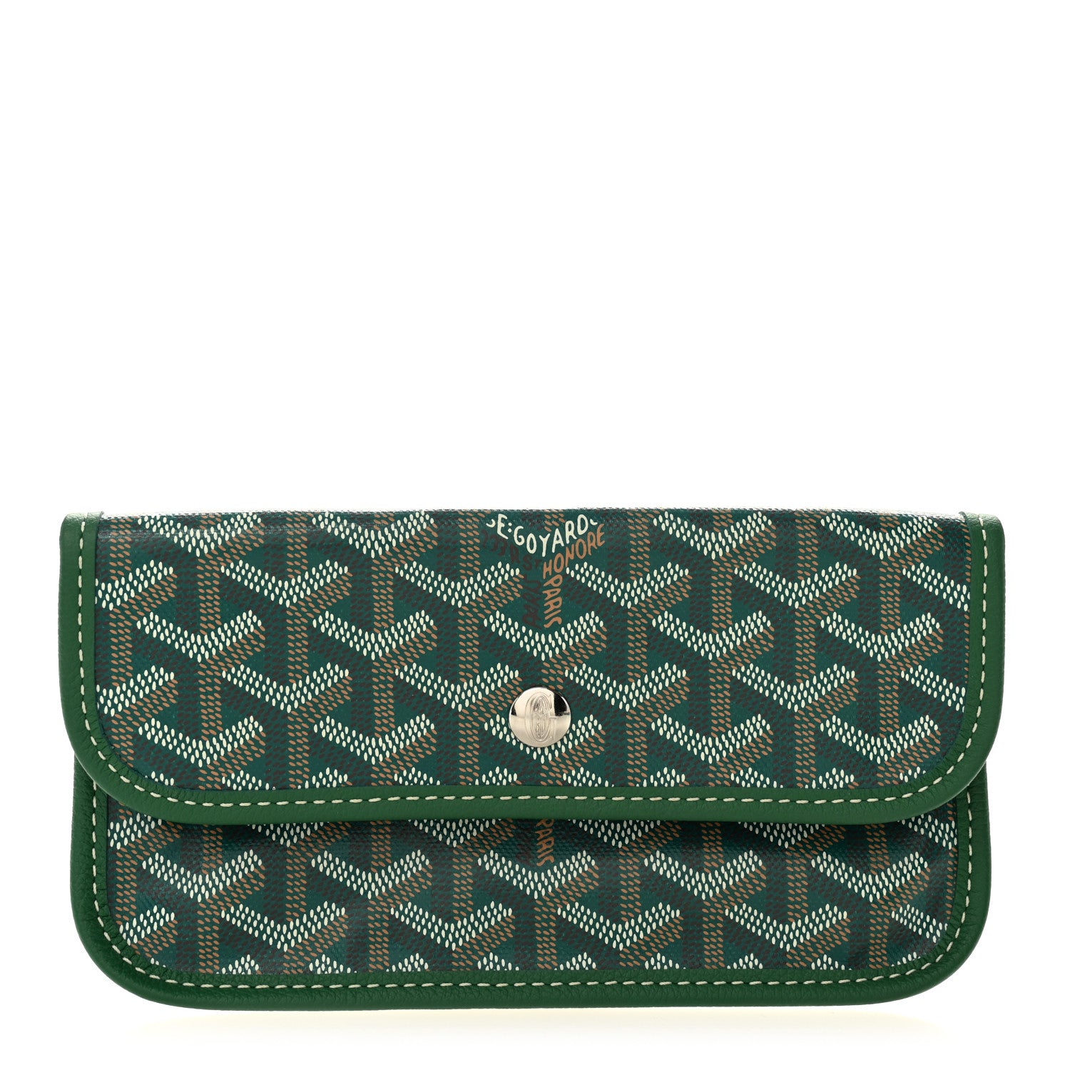 Goyard Goyardine Pouch Green 1 of 6