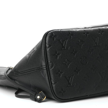 Louis Vuitton Empreinte Monogram Giant Neverfull MM Black 9 of 10