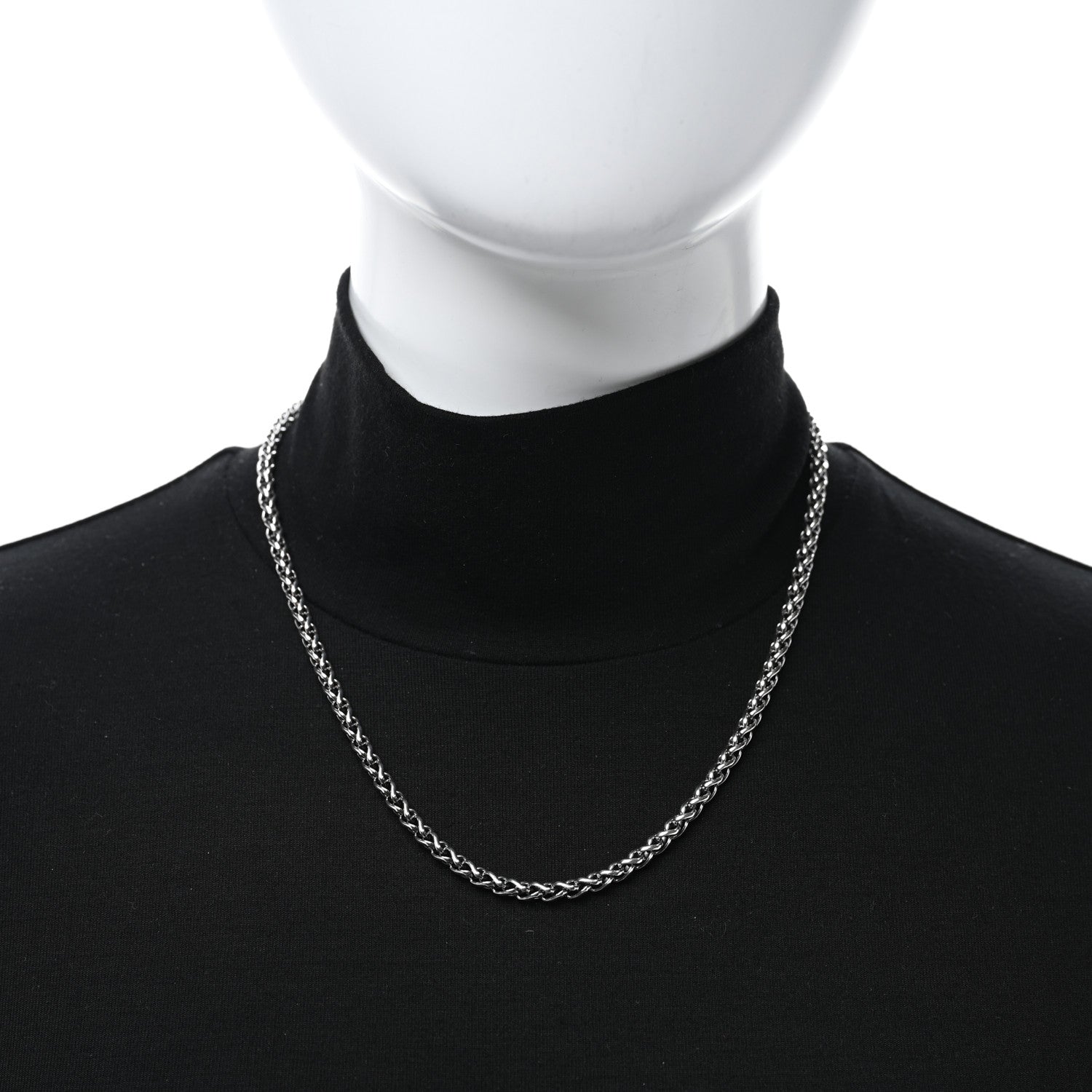 David Yurman Sterling Silver 4mm Wheat Chain Necklace 2 of 4