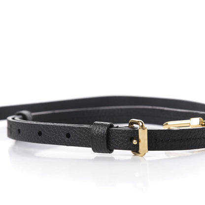 Louis Vuitton Calfskin Adjustable Retiro NM Shoulder Strap Black 3 of 4
