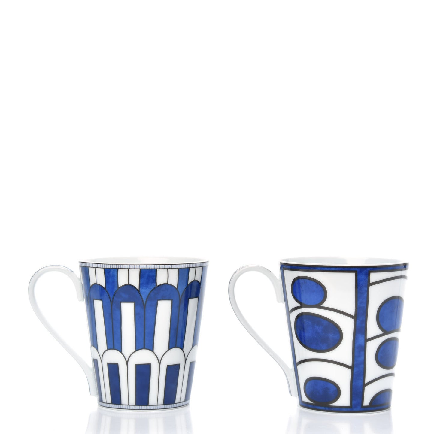 Porcelain Bleus d'Ailleurs Mug Set Of 2