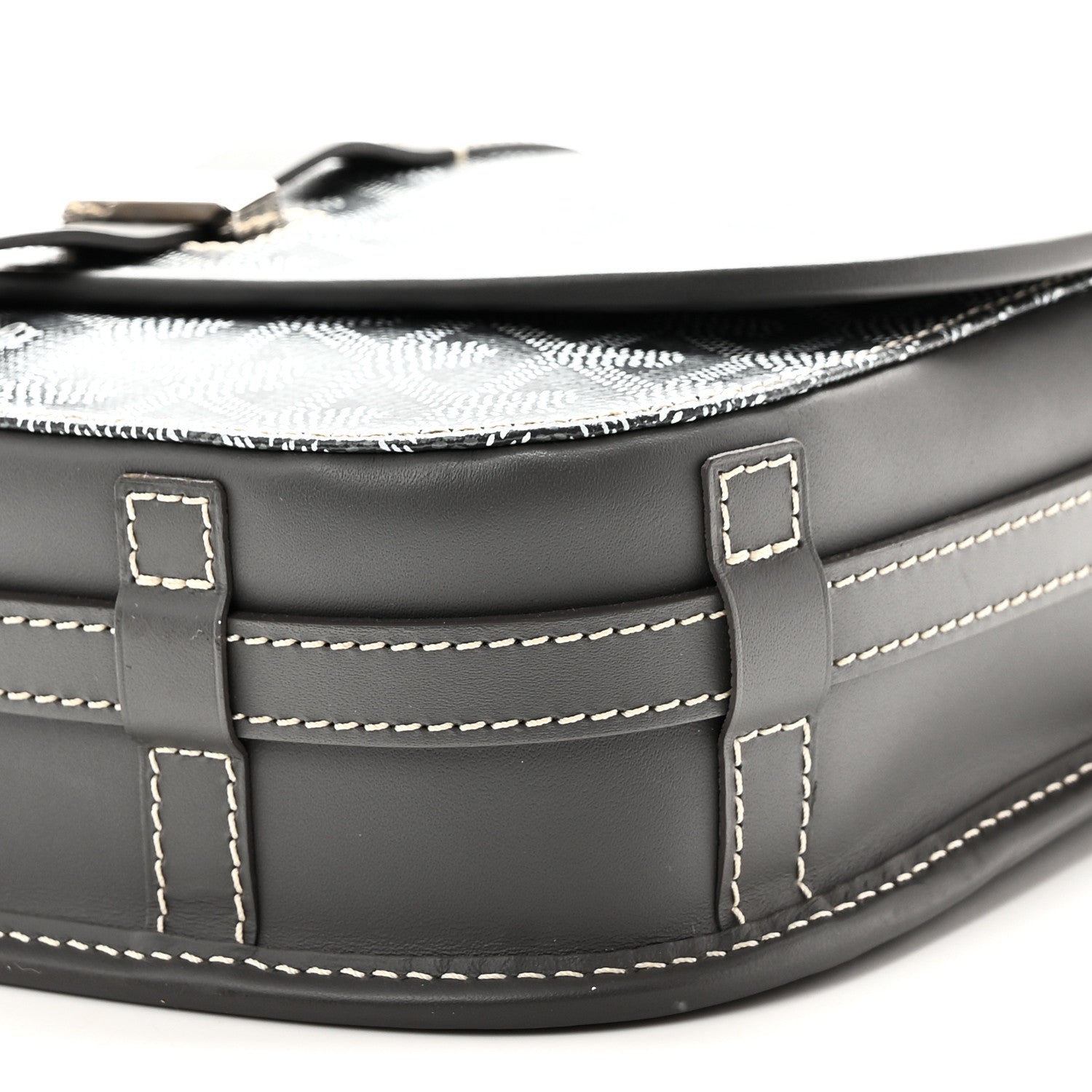 Goyard Goyardine Belvedere II PM Messenger Bag Gray 9 of 9