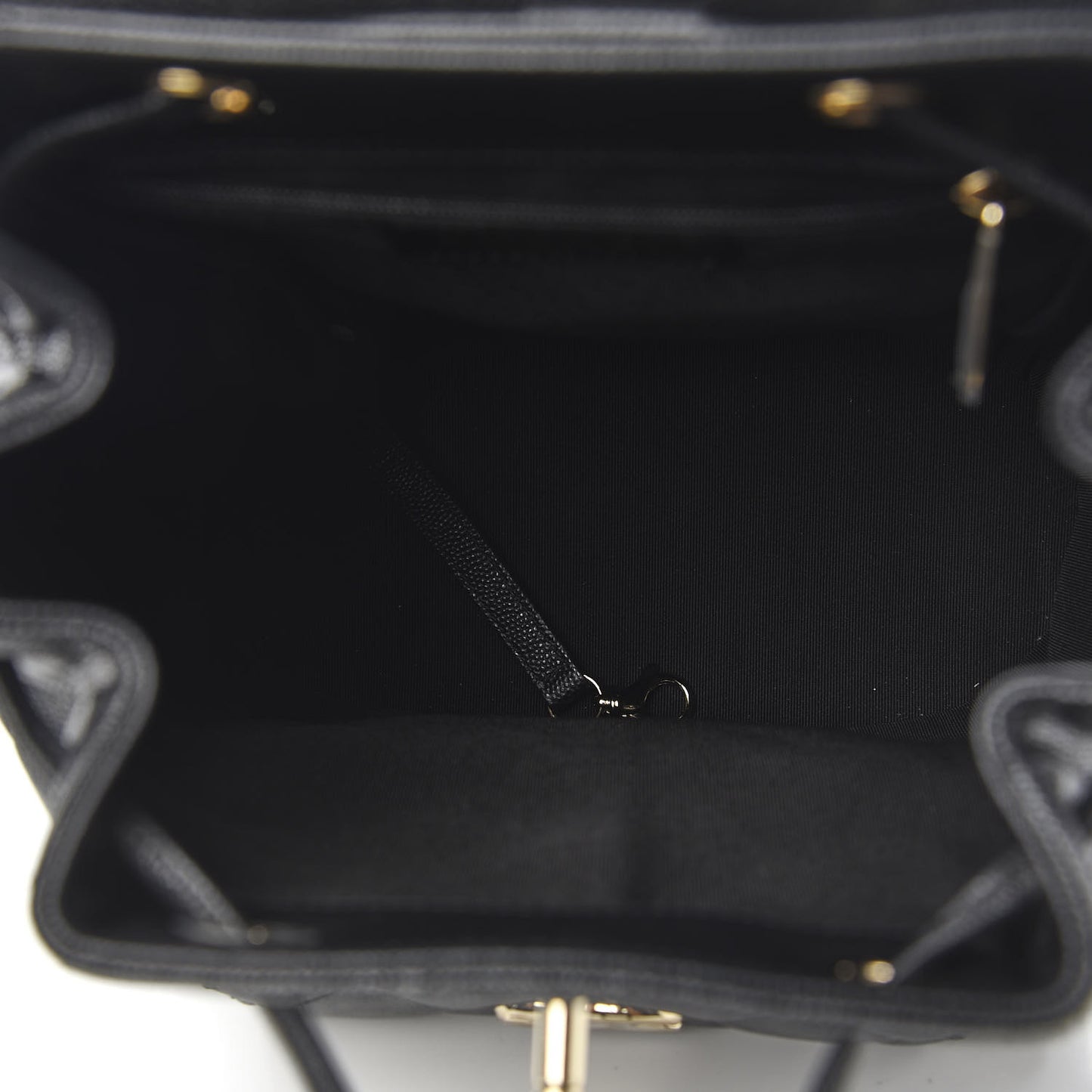 Caviar Quilted Backpack Bag Black