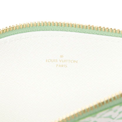 Louis Vuitton Monogram Giant By The Pool 2.0 Felicie Pochette Chain Wallet Jade Green 11 of 15
