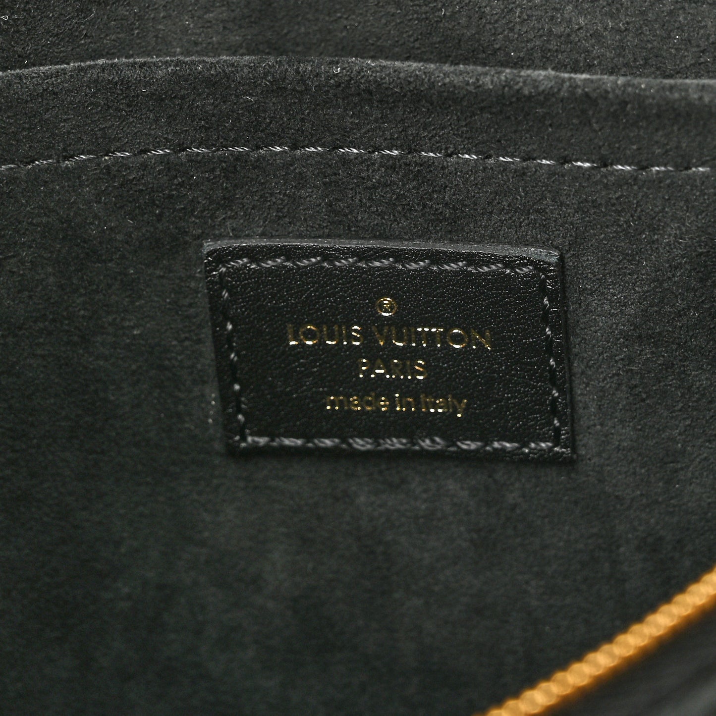 Calfskin LV New Wave Chain Bag Black