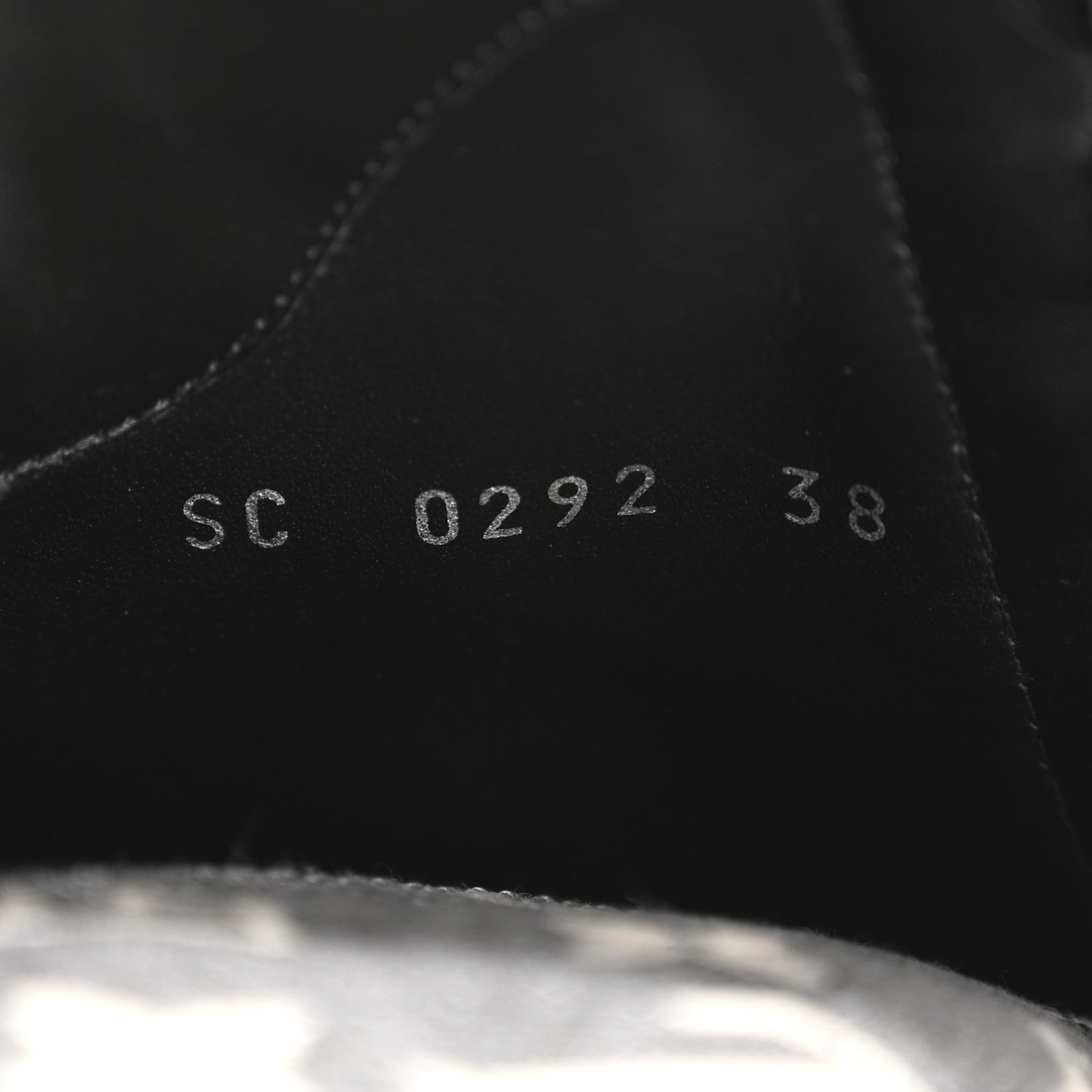 Calfskin Monogram Denim Laureate Platform Desert Boots 38 Grey