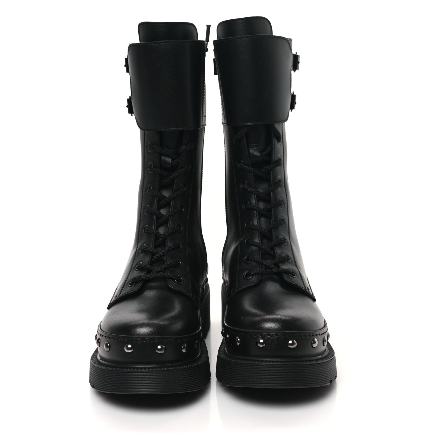 Christian Dior Calfskin Diorquake 25mm Combat Boots 37.5 Black 2 of 8