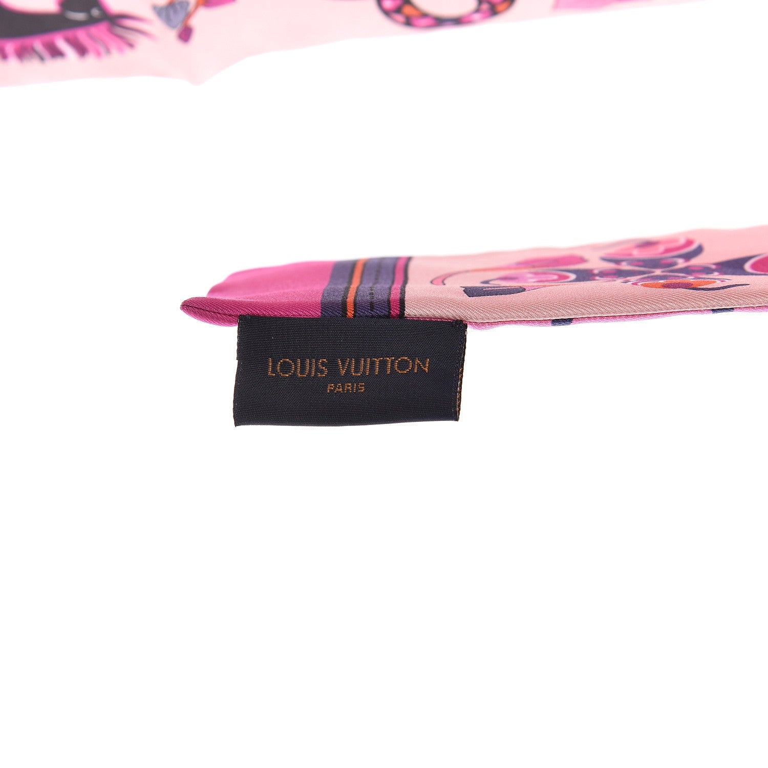 Louis Vuitton Silk Monogram Superstition Bandeau Rose 4 of 4