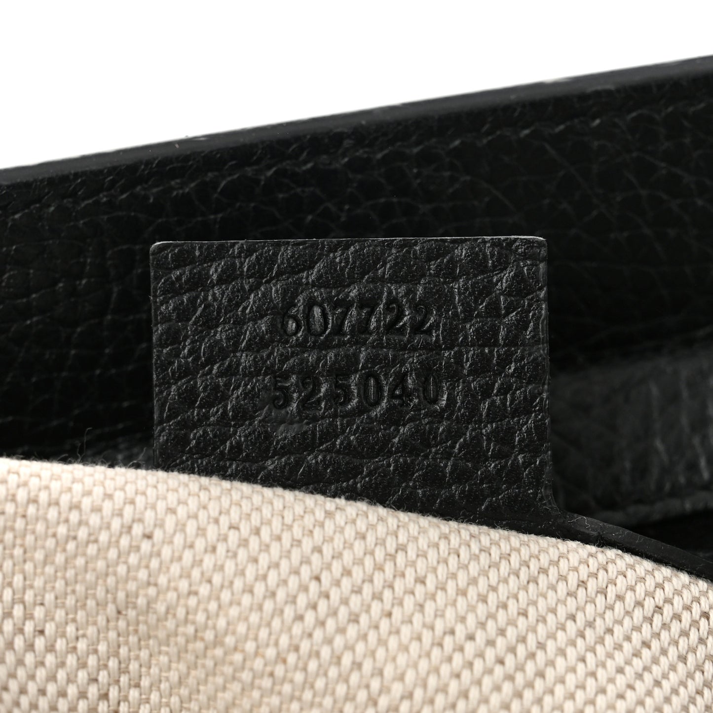 Pebbled Calfskin Medium Soho Top Handle Satchel Black