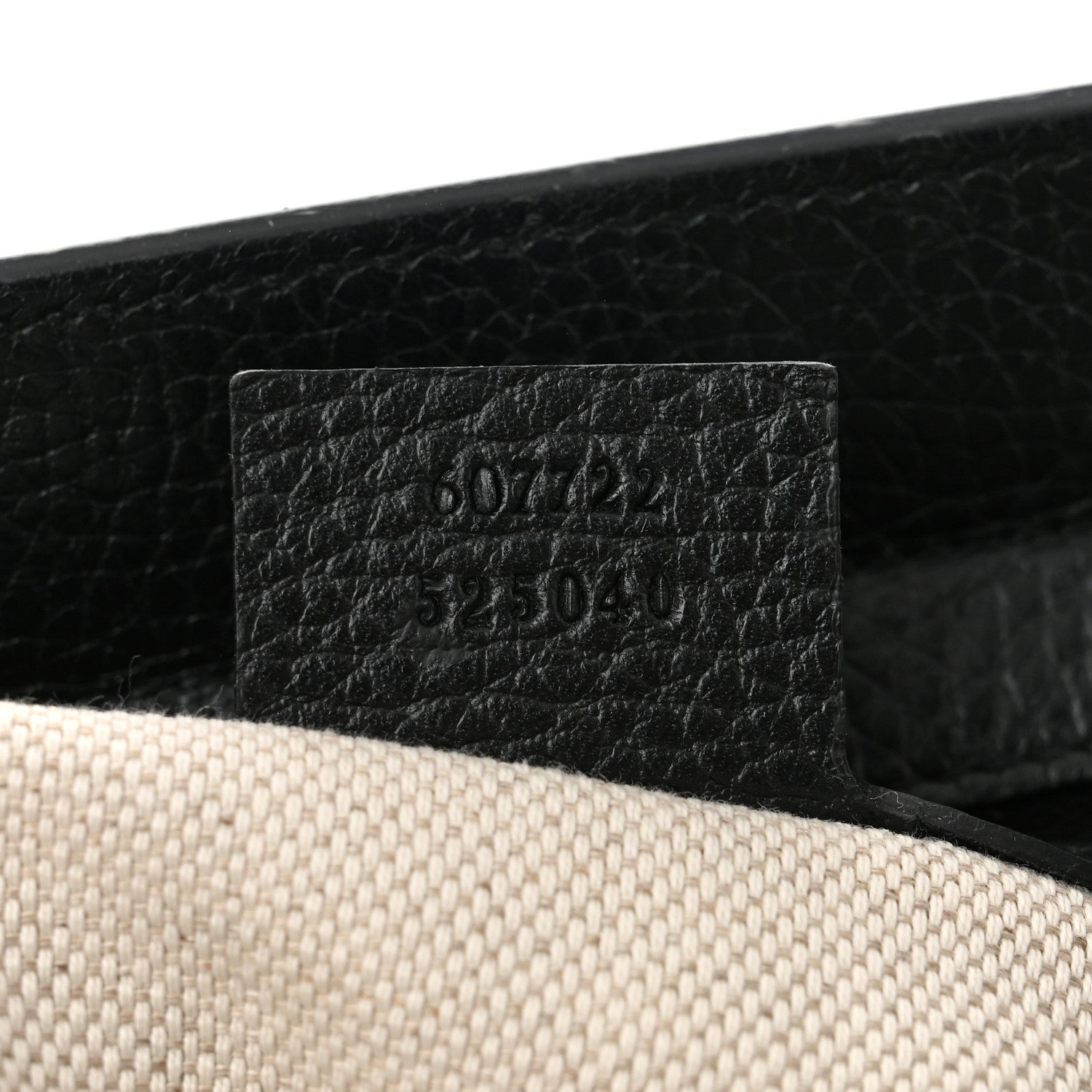 Gucci Pebbled Calfskin Medium Soho Top Handle Satchel Black 7 of 10
