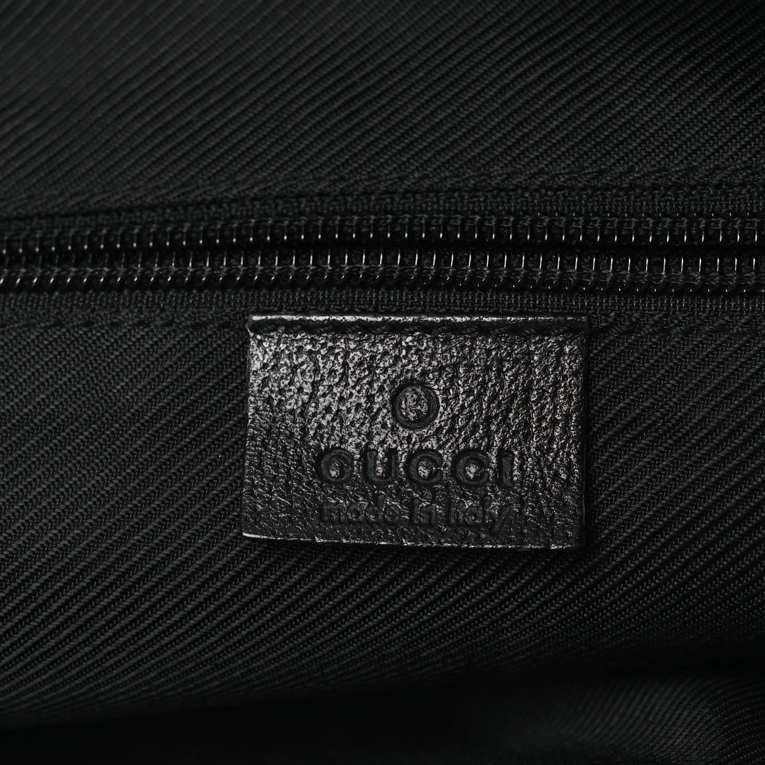 Gucci GG Monogram Medium Web Handle Bucket Tote Black 6 of 13