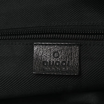 Gucci GG Monogram Medium Web Handle Bucket Tote Black 6 of 13