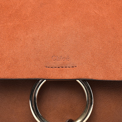 Chloe Suede Calfskin Medium Faye Backpack Tan 10 of 10
