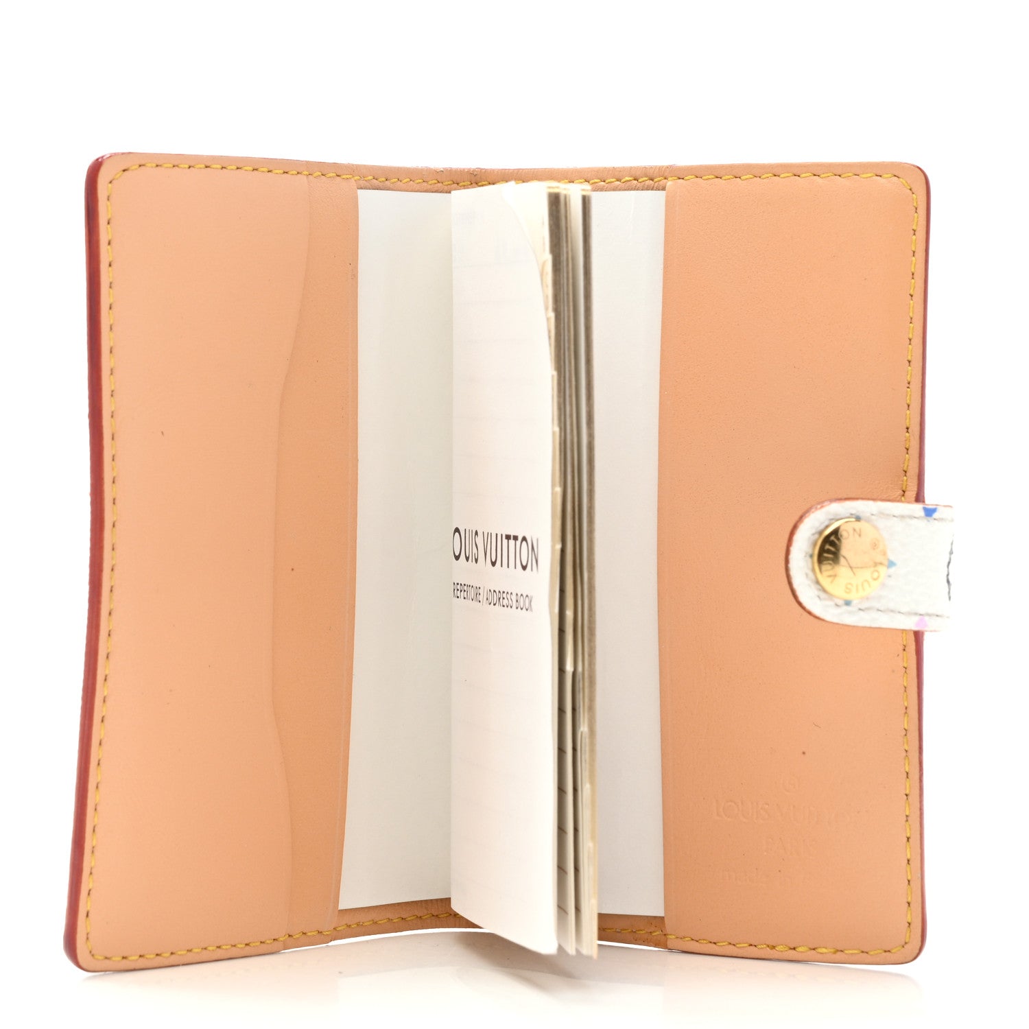 Louis Vuitton Monogram Multicolor Carnet de Bal Mini Agenda Cover White 7 of 10