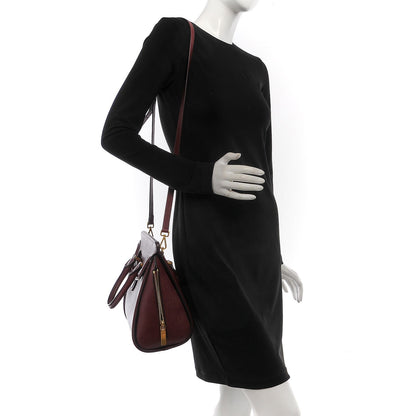 Alexander McQueen Calfskin Small Heroine Burgundy 2 of 17